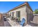 Cozy backyard with patio furniture, grill, and serene outdoor living space at 7472 Garnet Moon St, North Las Vegas, NV 89084