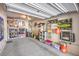 Spacious garage featuring ample storage solutions for tools and equipment at 7472 Garnet Moon St, North Las Vegas, NV 89084