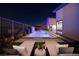 Inviting backyard pool and deck with sleek lounge furniture and modern design at 794 Willits St, Las Vegas, NV 89138