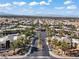 An aerial view showcases the community layout with lush landscaping and well-maintained streets at 8070 W Russell Rd # 1023, Las Vegas, NV 89113