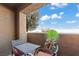 Relaxing patio area with seating and pleasant outdoor views at 8070 W Russell Rd # 1023, Las Vegas, NV 89113
