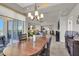 Open dining area with access to a private balcony and living area at 8255 Las Vegas Blvd # 722, Las Vegas, NV 89123