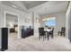 Bright dining room with a view and elegant chandelier at 8255 Las Vegas Blvd # 722, Las Vegas, NV 89123