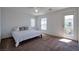 Main bedroom with carpeting, natural light, and private balcony access at 9443 Hot Breeze St, Las Vegas, NV 89178