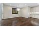 Bright dining room with hardwood floors, chandelier, and built in cabinetry at 12269 Catanzaro Ave, Las Vegas, NV 89138
