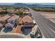 Expansive aerial view of the neighborhood, highlighting the home's location and surrounding streets at 3937 Country Lights St, Las Vegas, NV 89129