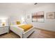 Bright bedroom with white furniture, a window, and warm-toned accents at 4 Via Vittorio Pl, Henderson, NV 89011