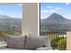 Close up on living area featuring amazing views of the mountain landscape at 4 Via Vittorio Pl, Henderson, NV 89011
