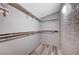 A closet with a variety of shelves is perfect for storage and organization at 4212 Estaban Ct, Las Vegas, NV 89110