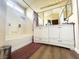 Well-lit bathroom boasts a large mirror, double sink vanity, and a bathtub-shower combination at 4314 Flaming Ridge Trl, Las Vegas, NV 89147