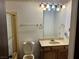 Bathroom with a vanity and mirror at 4928 E Philadelphia Ave, Las Vegas, NV 89104