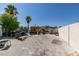 Spacious concrete backyard storage area at 5515 N Campbell Rd, Las Vegas, NV 89149