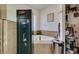 Bathroom features a soaking tub, walk-in shower and a large safe at 5515 N Campbell Rd, Las Vegas, NV 89149
