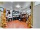 Home office with wooden floors, built-in shelving, and plenty of space for work or hobbies at 5515 N Campbell Rd, Las Vegas, NV 89149