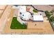 This property showcases a unique dome home, well-kept landscaping, and spacious lot at 7215 Ullom Dr, Las Vegas, NV 89118