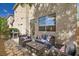 Cozy patio with comfortable seating, perfect for outdoor relaxation and entertaining guests at 8353 Lower Trailhead Ave, Las Vegas, NV 89113
