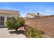 Fenced-in backyard and a mature shade tree at 920 Serpentina Ave, Las Vegas, NV 89123