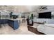 Open-concept living space featuring a kitchen, dining area, and living room, perfect for gatherings at , North Las Vegas, NV 89031