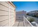 View from the balcony of a Las Vegas home showcasing the neighborhood at 10414 Midseason Mist St, Las Vegas, NV 89183