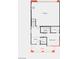 Detailed floor plan of a home showcasing the garage, entry, bedroom, and porch layout at 1536 Little Penguin St, Las Vegas, NV 89138