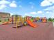 A fun-filled playground with slides, climbing structures, and a soft rubber surface for safety at 1631 Desert Path Ave, North Las Vegas, NV 89032
