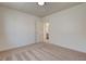 Spacious bedroom with neutral walls and carpet flooring at 1716 Klamath Falls Way, Las Vegas, NV 89128