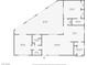 Detailed floorplan outlining dimensions for each room and living space at 2245 Sombrero Dr, Las Vegas, NV 89169