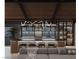 Modern bar area with stylish seating, shelving and lighting at 2935 Montessouri St, Las Vegas, NV 89117