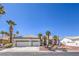 Charming single-story home with a three car garage and well-manicured landscaping at 3693 Miguels Ln, Las Vegas, NV 89120