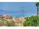 Scenic view showcasing the desert landscape and a large body of water in the background at 454 Intrepid Ct, Boulder City, NV 89005