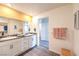 Bathroom featuring double sinks with white cabinetry and stylish decor at 514 Red Lovebird Ave # Lot 1241, Henderson, NV 89011