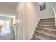 Carpeted staircase leading to the upper level of the home at 514 Red Lovebird Ave # Lot 1241, Henderson, NV 89011