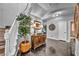 Elegant foyer with grand staircase and decorative details, offering a welcoming entrance at 5805 Cabo San Lucas Ave, Las Vegas, NV 89131