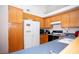 Functional kitchen with ample cabinet space and modern appliances for convenient meal prep at 6249 Halehaven Dr, Las Vegas, NV 89110