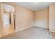Bedroom with neutral carpet and walls at 6569 Cedar Waxwing St, North Las Vegas, NV 89084