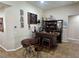Entertainment room featuring a bar, custom wood bar, and a relaxing lounge area at 6614 Collingsworth St, Las Vegas, NV 89131