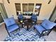 Comfortable outdoor seating area on the covered patio, perfect for relaxing and enjoying the outdoor space at 6614 Collingsworth St, Las Vegas, NV 89131