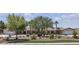 Sprawling single-story home with a well-kept yard featuring lush landscaping and mature trees at 825 W Ryan Ave, Overton, NV 89040