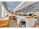 Large game room with bar and room for seating, and a faux sky painted on the ceiling at 825 W Ryan Ave, Overton, NV 89040