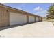 Spacious four car garage with extra wide driveway for multiple cars and easy access at 825 W Ryan Ave, Overton, NV 89040