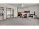 Large main bedroom with plush carpet, ample closet space, and a cozy seating area at 825 W Ryan Ave, Overton, NV 89040