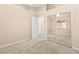 This bedroom has carpet and a closet with mirrored doors at 9733 Northern Dancer Dr, Las Vegas, NV 89117