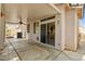 Large covered patio overlooking a backyard, perfect for outdoor living at 9733 Northern Dancer Dr, Las Vegas, NV 89117