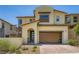 Attractive two-story home with a modern design and attached two car garage at 12093 Glentana View St, Las Vegas, NV 89138