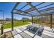 Outdoor pavilion with picnic benches and landscaping. A great place for neighborhood gatherings at 12093 Glentana View St, Las Vegas, NV 89138