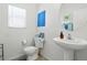Cozy bathroom features updated fixtures and modern decor at 135 Cadrow Castle Ct, Las Vegas, NV 89148
