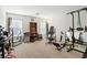 Spacious carpeted bonus room, perfect for a home gym with lots of natural light at 135 Cadrow Castle Ct, Las Vegas, NV 89148