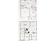Detailed floorplan showcasing the layout of the two-story home with labeled rooms and dimensions at 135 Cadrow Castle Ct, Las Vegas, NV 89148
