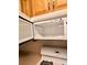 Open microwave showing interior at 1409 Santa Margarita St # B, Las Vegas, NV 89146