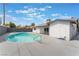 Private backyard features a refreshing pool and patio area, ideal for outdoor enjoyment at 1808 E Saint Louis Ave, Las Vegas, NV 89104
